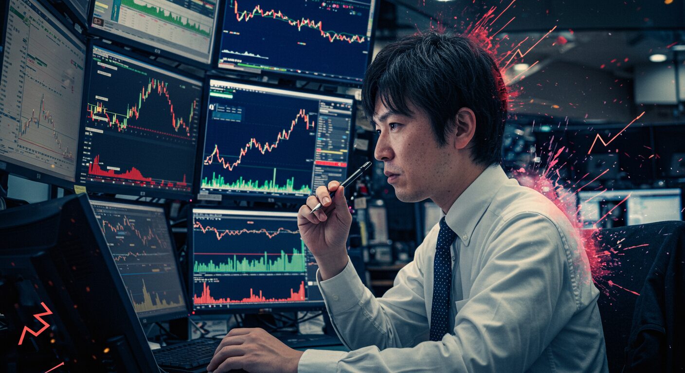 朝起きたら株価が急落していた…そんな時
