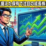 5年先を見据えた保有で注目の成長株日本株3選