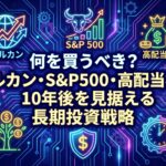 何を買うべき?オルカン・S&P500・高配当株で10年後を見据える長期投資戦略