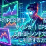 日経平均6万円超でも割高ではない?PER低下をEPSと株価トレンドで判断する方法