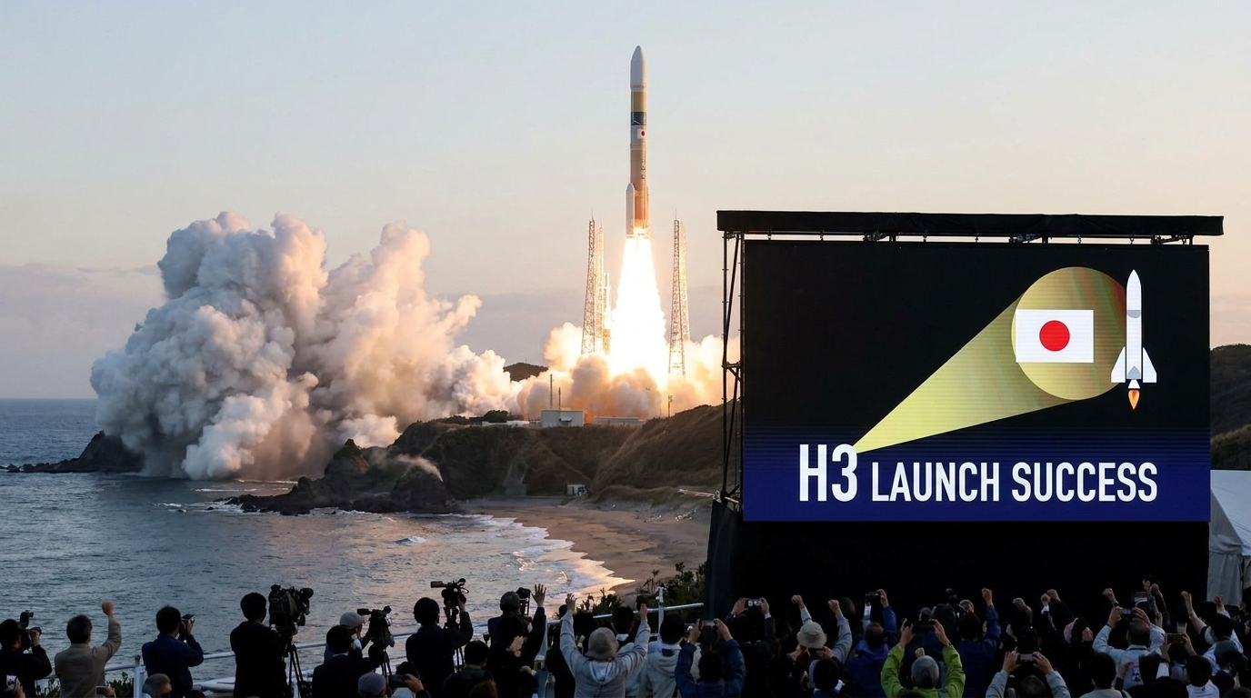 H3ロケット打ち上げ成功で日本の宇宙産業は更に注目！