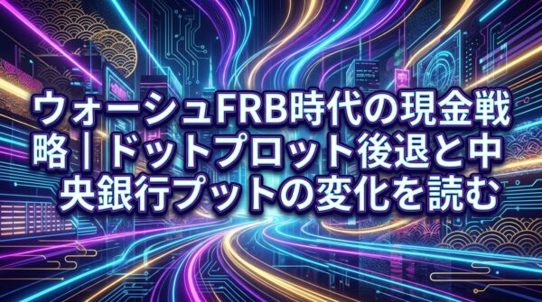ウォーシュFRB時代の現金戦略｜ドットプロット後退と中央銀行プットの変化を読む