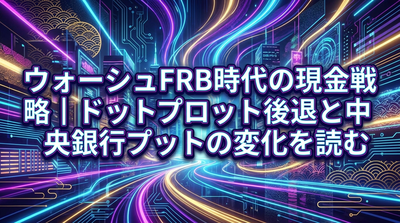 ウォーシュFRB時代の現金戦略｜ドットプロット後退と中央銀行プットの変化を読む