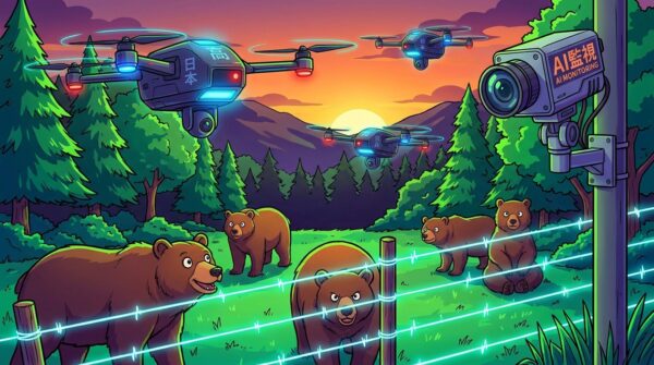 国策化するクマ対策関連銘柄｜AI監視カメラドローン電気柵で見る事業との距離