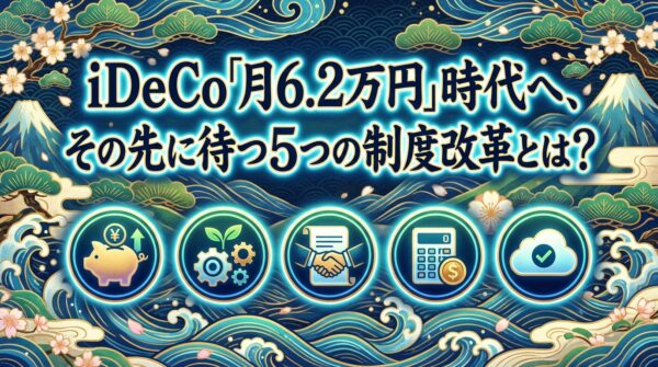 iDeCo「月6.2万円」時代へ、その先に待つ5つの制度改革とは?